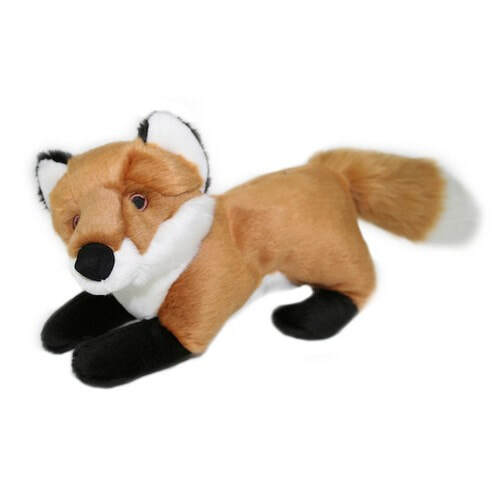 Fluff & Tuff Tiger Bone Plush Dog Toys